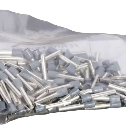 Embout de câble type A isolé 4mm²/18mm gris 