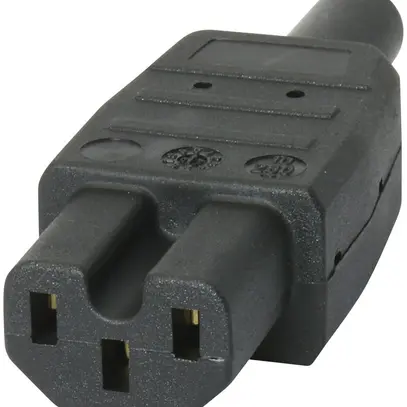 Prise d'appareils MH type123 noir, C15, super-hot 