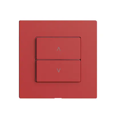 Interruttore tapparelle 1K/2T Edue Wiser berry 