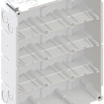 Boîte pour paroi creuse AGRO 4×3 850°C avec pattes, M20/25, blanc 