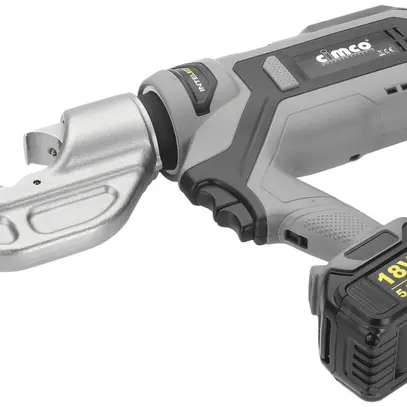 Akku-Presszange elektro-hydraulisch Cimco, C-Form, 0…130kN, 8…9s, 10…400mm² 