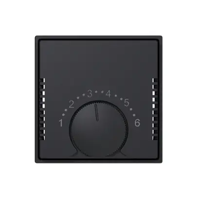 Kit frontale SIDUS per termostato ambiente antracite 