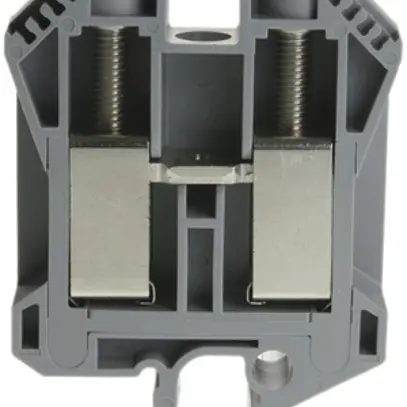 Morsetto di passaggio componibile Woertz 25…50mm² 125A 1000V vite 2×1 guida G gr 