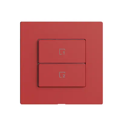 Poussoir scène 2 scènes vertical/2T Edue Wiser berry 