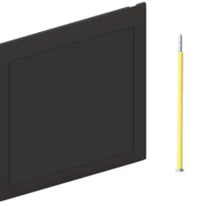 Coperchio ad innesto AGRO nero 130×130mm con fissaggio centrale 