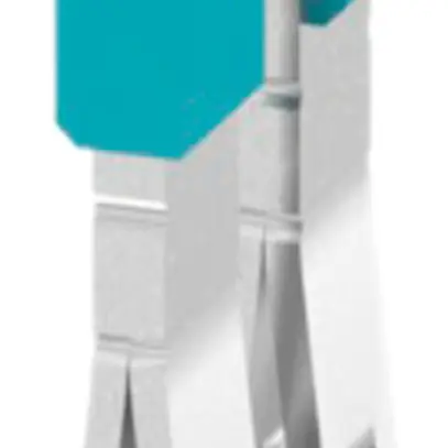 Connessione trasversale Weidmüller ZQV 2.5N/2 inserito 2L 5.1mm isolato 24A blu 