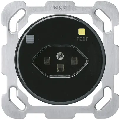 Presa INC basico B T23 FI 30mA nero 