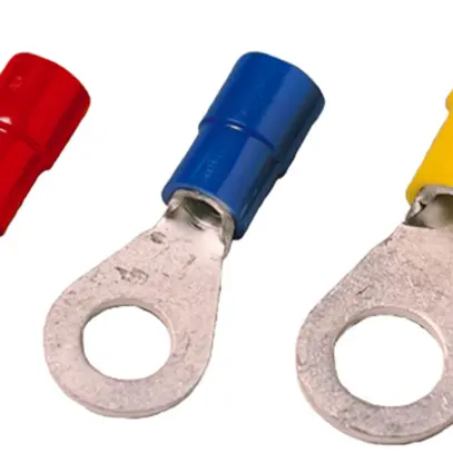 Cosse à sertir M4 1.5/2.5mm² bleu isolée 