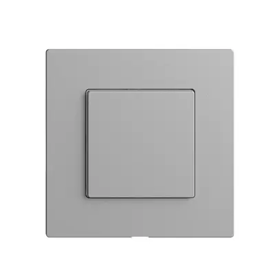 Kit recouvrement pour interrupteur 1c/1t Edue Wiser silver 