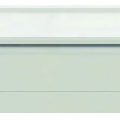 Embout DOTLUX LINEAselect, 256×64×63mm, en acier, sans passe-câble 