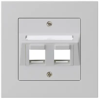 Kit de montage ENC kallysto.pro 2×Keystone gris clair 