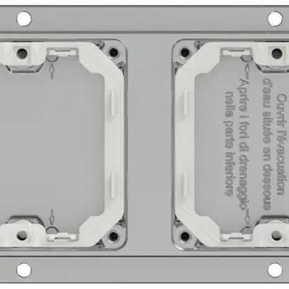 En-tête AP ELEMENT 1×2 aluminium 
