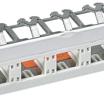 Universaleinheit leer 5×1 Port freenet hellgrau 