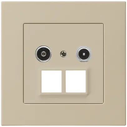 Prise multimédia ENC kallysto.pro R/TV 14dB 2GHz beige 