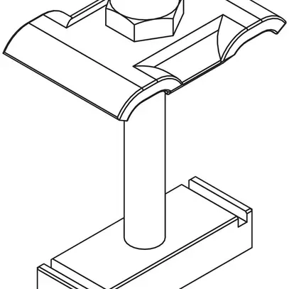 Guarnitura di raccordo interno Lanz, zinc. 