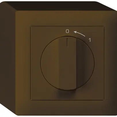 Contatto rotativo AP 0<1/1L marrone kallysto con manopola 