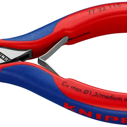 Pince coupante pour électronicien KNIPEX tête arrondie 115mm 