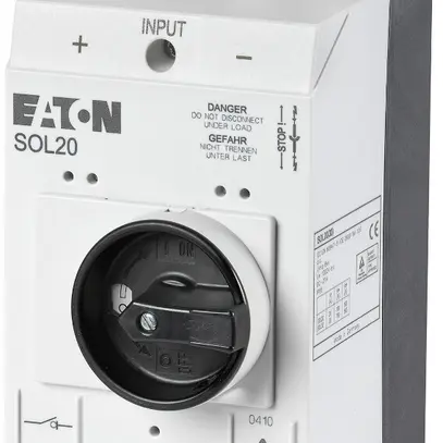 Sezionatore di carico DC SOL 20A 2 fasci, 2L, con connett.MV 