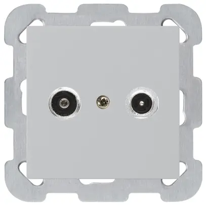 Prise antenne ENC kallysto R/TV montage B 23dB 2GHz gris clair 