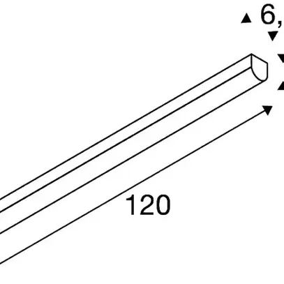 Plafoniera LED SLV BENA 120, 28W 230V 3000K 3200lm IP20 bianco 