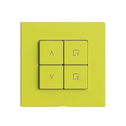 Interrupteur stores 1K/4T scène WLAN Edue Wiser lemon 
