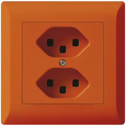 Presa INC kallysto.line 2×T23 arancione con morsetti ad innesto 