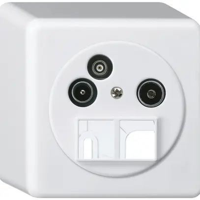 Prise d'antenne AP TV-R-Données basico HMS 2GHz 19db blanc 