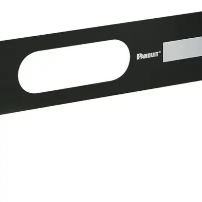 Cornice 19" murale Panduit 2UA nero 