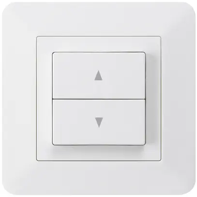 Interruttore per tapparelle INC kallysto.trend con 2 tasti di comando bianco 