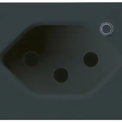 Presa FLF Hager 1×tipo 13 illuminati D nero 