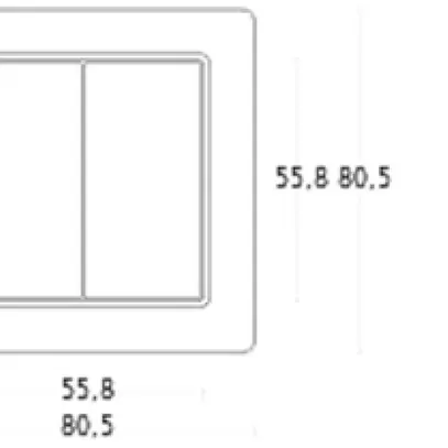 Pulsante AP Steinel PB4-Bluetooth 15×81×81mm bianco 