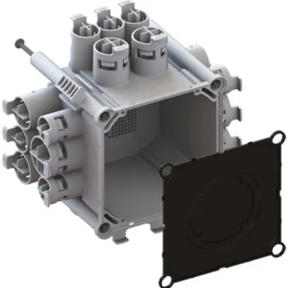 UP-Abzweigdose AGRO für KRFG-Rohre 115×115×115mm 