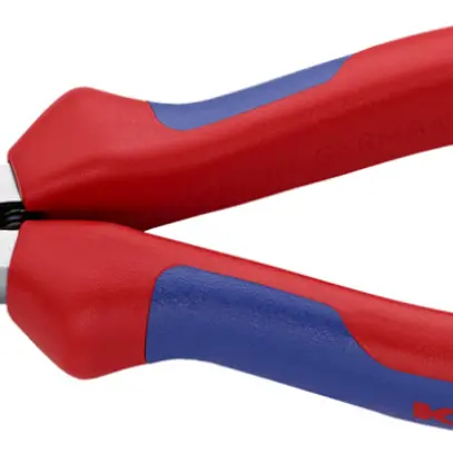 Abisolierzange KNIPEX Ø5mm/10mm² 160mm verchromt mit Mehrkomponenten-Hüllen 