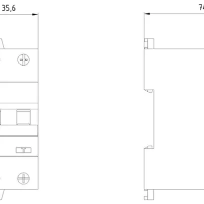 Disgiuntore differenziale Siemens SENTRON 1LN B-16A 6kA, 30mA tipoA 