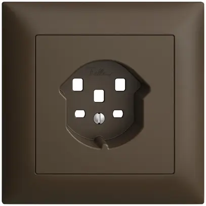 Kit frontale EDIZIOdue coffee 88×88mm 1×T25 