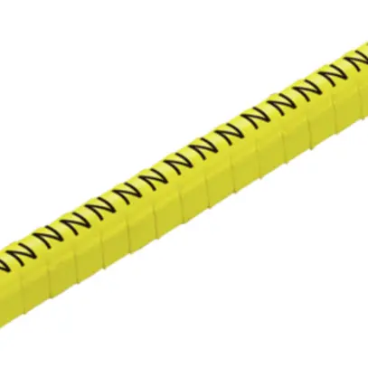Marqueur de conducteur Weidmüller CLI C MP p.Ø4…5mm 3×6mm impression: N jaune 