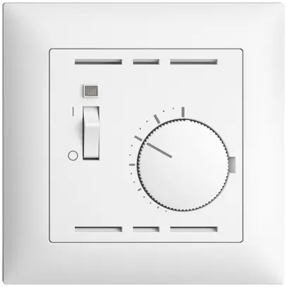 Termostato ambiente INC EDIZIOdue bianco, con interrutore 