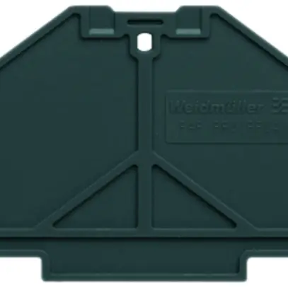 Piastra terminale Weidmüller PAP PRV/PPV4 70×3mm nero 