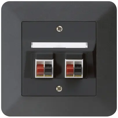 Presa INC audio kallysto.trend 2×nero morsetto per 2 altoparlante 