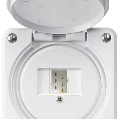 Scatola di raccordo INC robusto IP55 bianco 1×TT83 