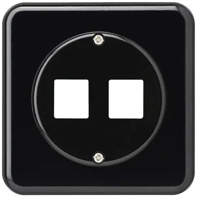 Kit di montaggio INC HMS basico C per 2 moduli nero 