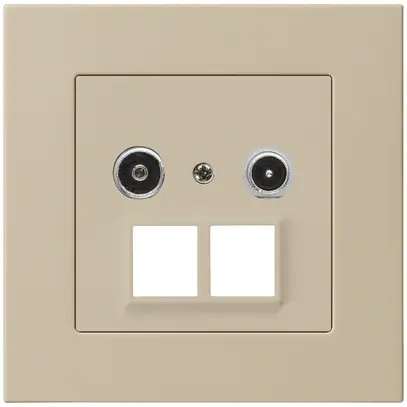 Prise multimédia ENC kallysto.pro R/TV 23dB 2GHz beige 