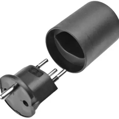 Spina d'adattazione T12/FR 3p nero 