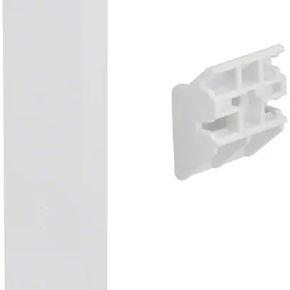 Embout de fermeture Hager pour SL20080 blanc pur avec lèvre flexible 