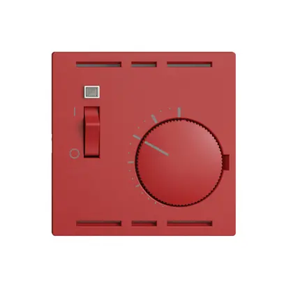 Thermostat d'ambiance ENC EDIZIOdue berry, avec interrupteur 