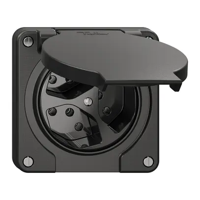 Presa NEVO N.CO, 3×T13, IP21, nero 