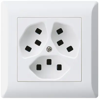 Presa INC Hager kallysto.line 3×T23 C bianco ultra 