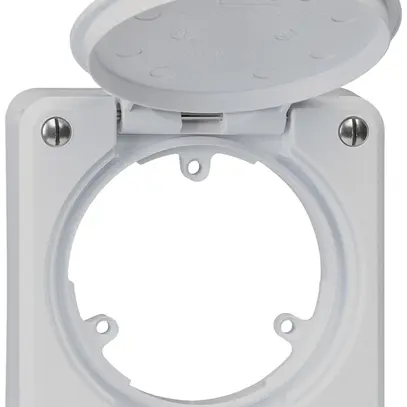 Partie supérieure robusto avec clapet gris 3-points avec disque de réduc. 