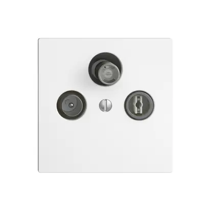 Presa antenna SAT/TV/R DB53 EDIZIOdue bianco con SAT-F 