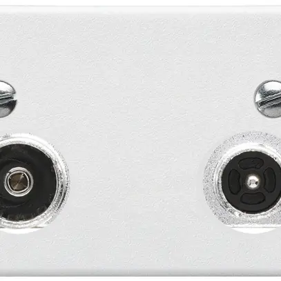 Prise d'antenne FLF Hager R-TV 23dB 2GHz blanc 